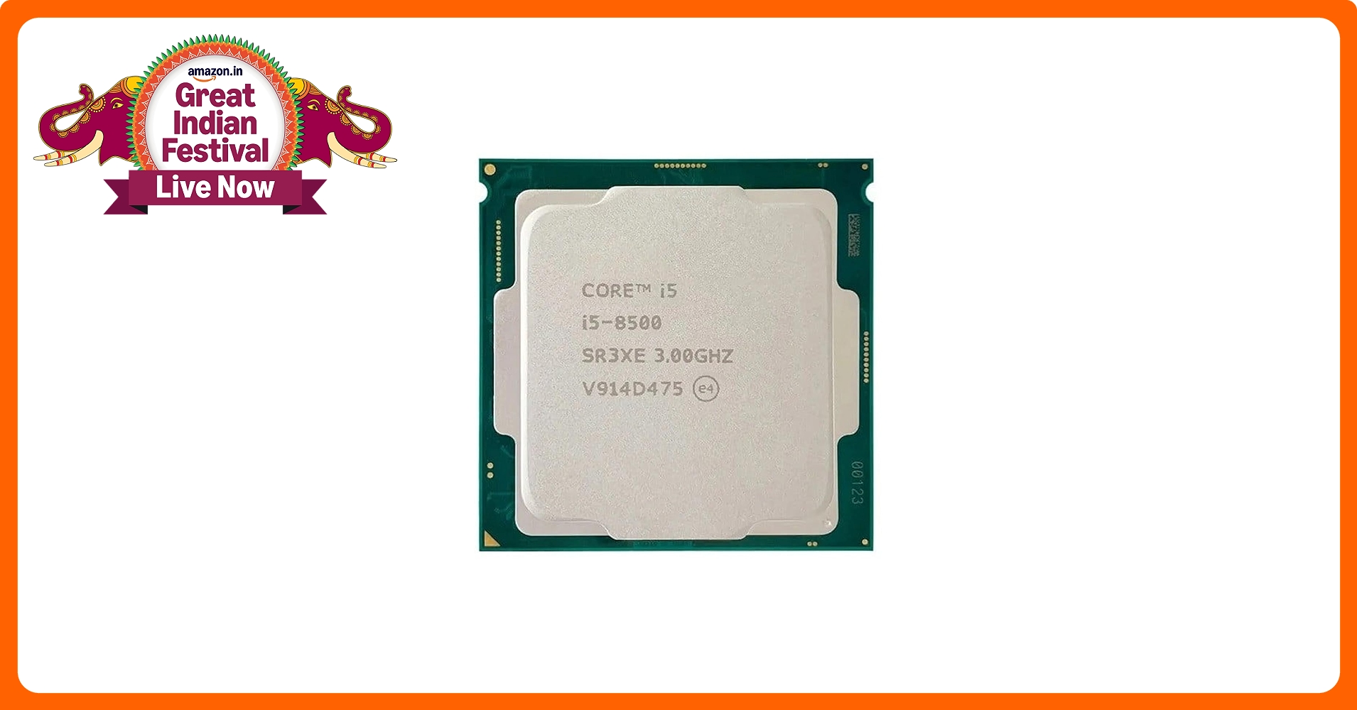 Amazon.in: Buy Core i5 8500 8th Gen, 3.0-4.1 GHz, LGA1151v2